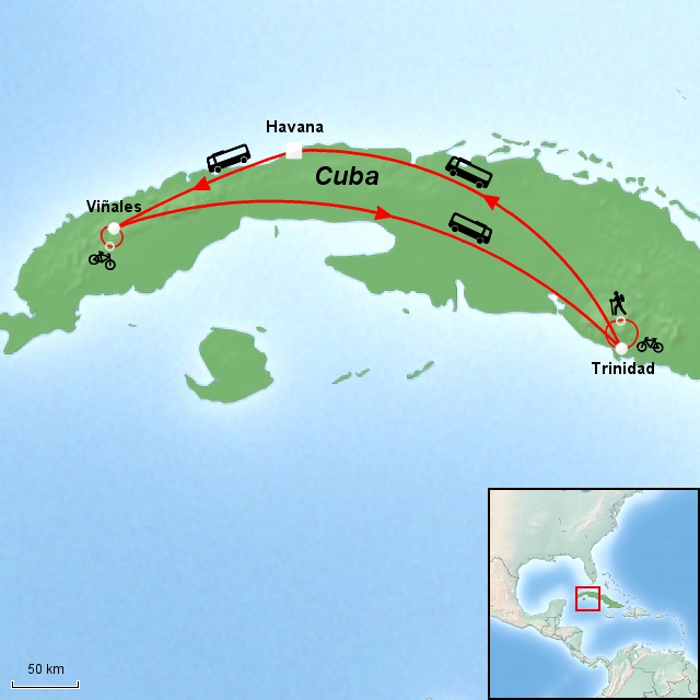 Vid en cykelresa runt på Cuba ser du landet på ett helt annat sätt